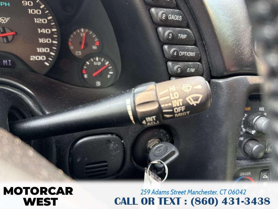 2001 Chevrolet Corvette 2dr Convertible, available for sale in Manchester, Connecticut | Motorcar West. Manchester, Connecticut 2001 Chevrolet Corvette 2dr Convertible, available for sale in Manchester, Connecticut | Motorcar West. Manchester, Connecticut
