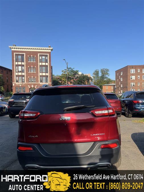 2016 Jeep Cherokee Limited 4x4 4dr SUV, available for sale in Hartford, Connecticut | Hartford Auto Center LLC. Hartford, Connecticut 2016 Jeep Cherokee Limited 4x4 4dr SUV, available for sale in Hartford, Connecticut | Hartford Auto Center LLC. Hartford, Connecticut
