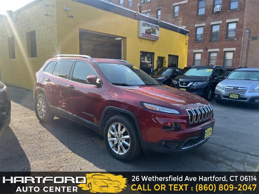 2016 Jeep Cherokee Limited 4x4 4dr SUV, available for sale in Hartford, Connecticut | Hartford Auto Center LLC. Hartford, Connecticut 2016 Jeep Cherokee Limited 4x4 4dr SUV, available for sale in Hartford, Connecticut | Hartford Auto Center LLC. Hartford, Connecticut