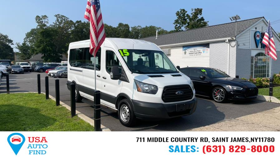 2015 Ford Transit Wagon T-350 148" Med Roof XL Sliding RH Dr, available for sale in Saint James, New York | USA Auto Find. Saint James, New York 2015 Ford Transit Wagon T-350 148" Med Roof XL Sliding RH Dr, available for sale in Saint James, New York | USA Auto Find. Saint James, New York