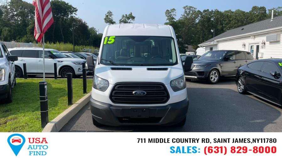 2015 Ford Transit Wagon T-350 148" Med Roof XL Sliding RH Dr, available for sale in Saint James, New York | USA Auto Find. Saint James, New York 2015 Ford Transit Wagon T-350 148" Med Roof XL Sliding RH Dr, available for sale in Saint James, New York | USA Auto Find. Saint James, New York