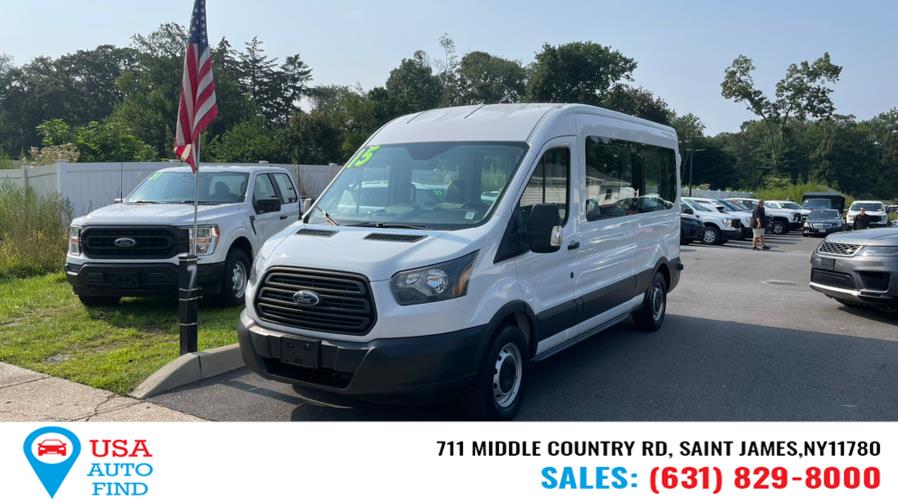 2015 Ford Transit Wagon T-350 148" Med Roof XL Sliding RH Dr, available for sale in Saint James, New York | USA Auto Find. Saint James, New York 2015 Ford Transit Wagon T-350 148" Med Roof XL Sliding RH Dr, available for sale in Saint James, New York | USA Auto Find. Saint James, New York