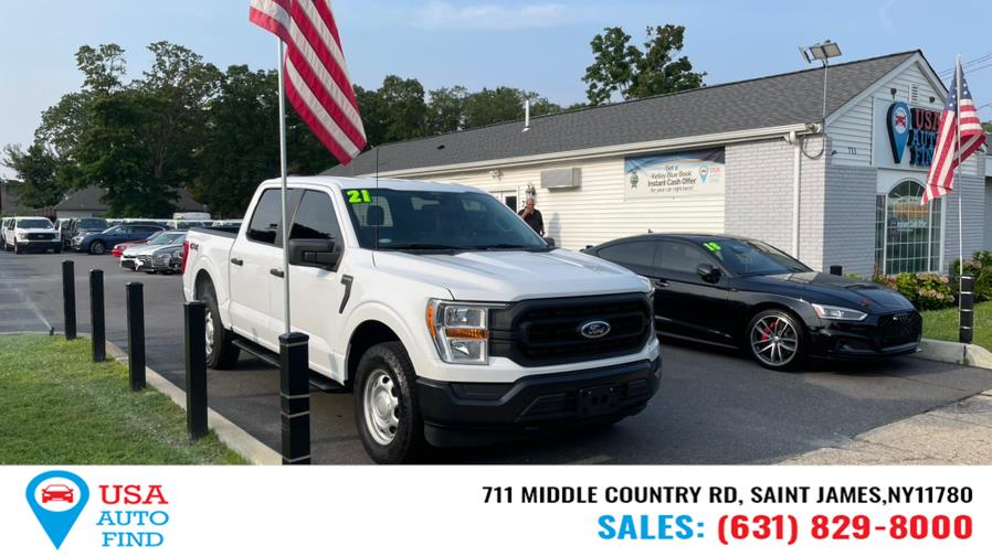 2021 Ford F-150 XL 4WD SuperCrew 5.5'' Box, available for sale in Saint James, New York | USA Auto Find. Saint James, New York 2021 Ford F-150 XL 4WD SuperCrew 5.5'' Box, available for sale in Saint James, New York | USA Auto Find. Saint James, New York