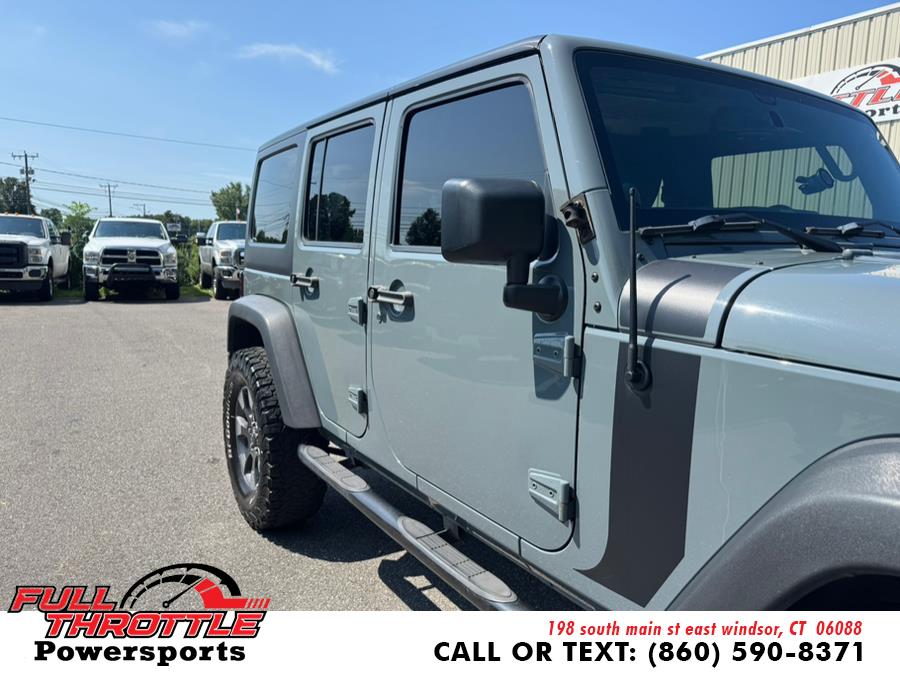 2014 Jeep Wrangler Unlimited 4WD 4dr Sport, available for sale in East Windsor, Connecticut | Full Throttle Power Sports LLC. East Windsor, Connecticut 2014 Jeep Wrangler Unlimited 4WD 4dr Sport, available for sale in East Windsor, Connecticut | Full Throttle Power Sports LLC. East Windsor, Connecticut