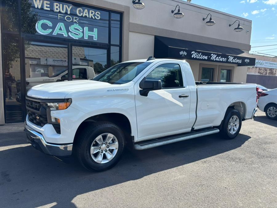 2024 Chevrolet Silverado 1500 2WD Reg Cab 140" Work Truck, available for sale in New haven, Connecticut | Wilson Maturo Motors. New haven, Connecticut 2024 Chevrolet Silverado 1500 2WD Reg Cab 140" Work Truck, available for sale in New haven, Connecticut | Wilson Maturo Motors. New haven, Connecticut