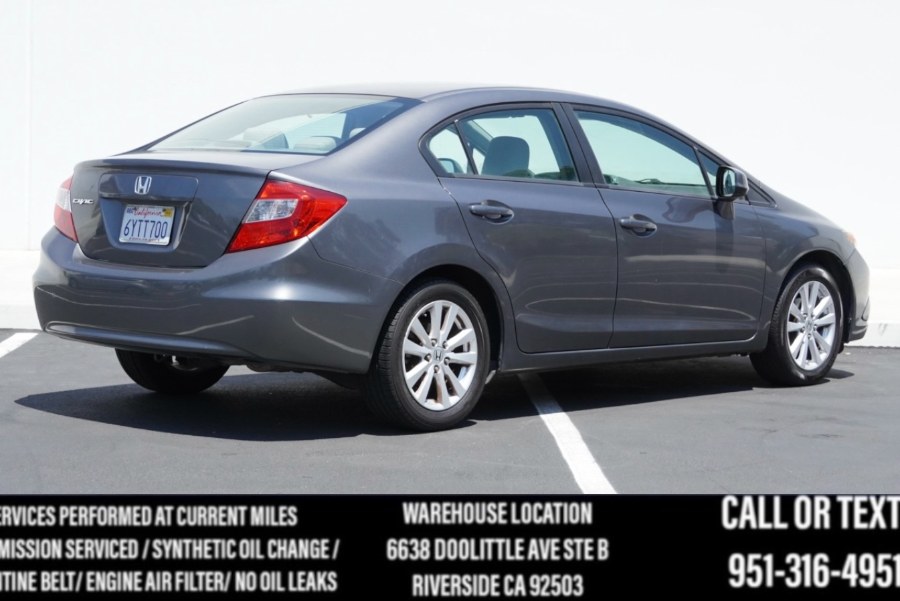 2012 Honda Civic EX SUNROOF/ BLUETOOTH, available for sale in Riverside, California | Big Timin Motors LLC. Riverside, California 2012 Honda Civic EX SUNROOF/ BLUETOOTH, available for sale in Riverside, California | Big Timin Motors LLC. Riverside, California