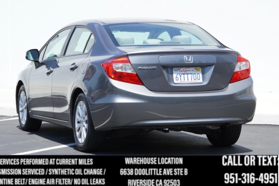 2012 Honda Civic EX SUNROOF/ BLUETOOTH, available for sale in Riverside, California | Big Timin Motors LLC. Riverside, California 2012 Honda Civic EX SUNROOF/ BLUETOOTH, available for sale in Riverside, California | Big Timin Motors LLC. Riverside, California