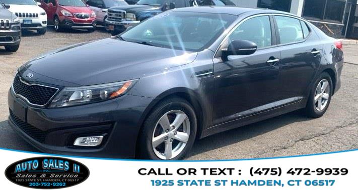 2015 Kia Optima 4dr Sdn LX, available for sale in Hamden, Connecticut | Auto Sales II Inc. Hamden, Connecticut 2015 Kia Optima 4dr Sdn LX, available for sale in Hamden, Connecticut | Auto Sales II Inc. Hamden, Connecticut
