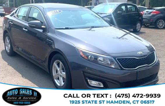 2015 Kia Optima 4dr Sdn LX, available for sale in Hamden, Connecticut | Auto Sales II Inc. Hamden, Connecticut 2015 Kia Optima 4dr Sdn LX, available for sale in Hamden, Connecticut | Auto Sales II Inc. Hamden, Connecticut