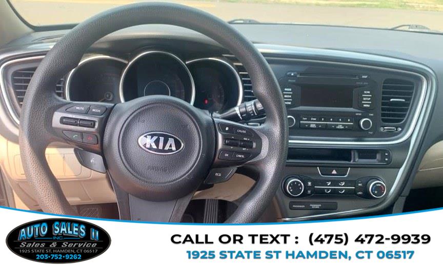 2015 Kia Optima 4dr Sdn LX, available for sale in Hamden, Connecticut | Auto Sales II Inc. Hamden, Connecticut 2015 Kia Optima 4dr Sdn LX, available for sale in Hamden, Connecticut | Auto Sales II Inc. Hamden, Connecticut
