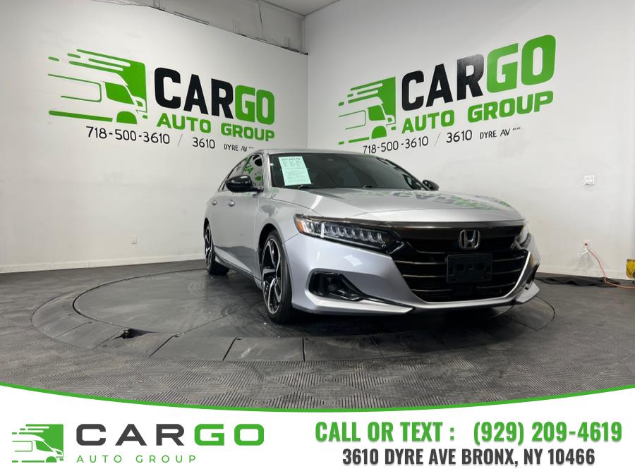 2021 Honda Accord Sedan Sport 1.5T CVT, available for sale in Bronx, New York | Cargo Auto Group LLC. Bronx, New York 2021 Honda Accord Sedan Sport 1.5T CVT, available for sale in Bronx, New York | Cargo Auto Group LLC. Bronx, New York