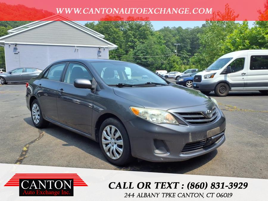 2013 Toyota Corolla 4dr Sdn Auto LE (Natl), available for sale in Canton, Connecticut | Canton Auto Exchange. Canton, Connecticut 2013 Toyota Corolla 4dr Sdn Auto LE (Natl), available for sale in Canton, Connecticut | Canton Auto Exchange. Canton, Connecticut