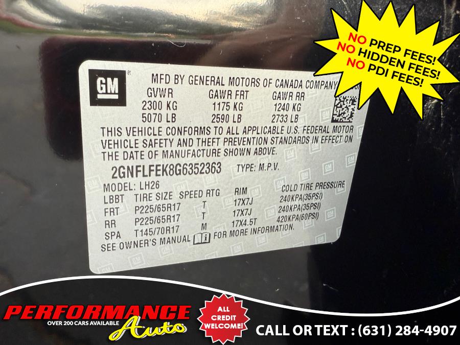 2016 Chevrolet Equinox AWD 4dr LT, available for sale in Bohemia, New York | Performance Auto Inc. Bohemia, New York 2016 Chevrolet Equinox AWD 4dr LT, available for sale in Bohemia, New York | Performance Auto Inc. Bohemia, New York