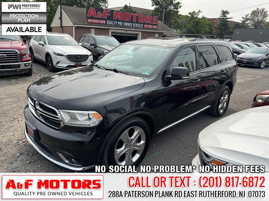 2014 Dodge Durango AWD 4dr Limited, available for sale in East Rutherford, New Jersey | A&F Motors LLC. East Rutherford, New Jersey 2014 Dodge Durango AWD 4dr Limited, available for sale in East Rutherford, New Jersey | A&F Motors LLC. East Rutherford, New Jersey