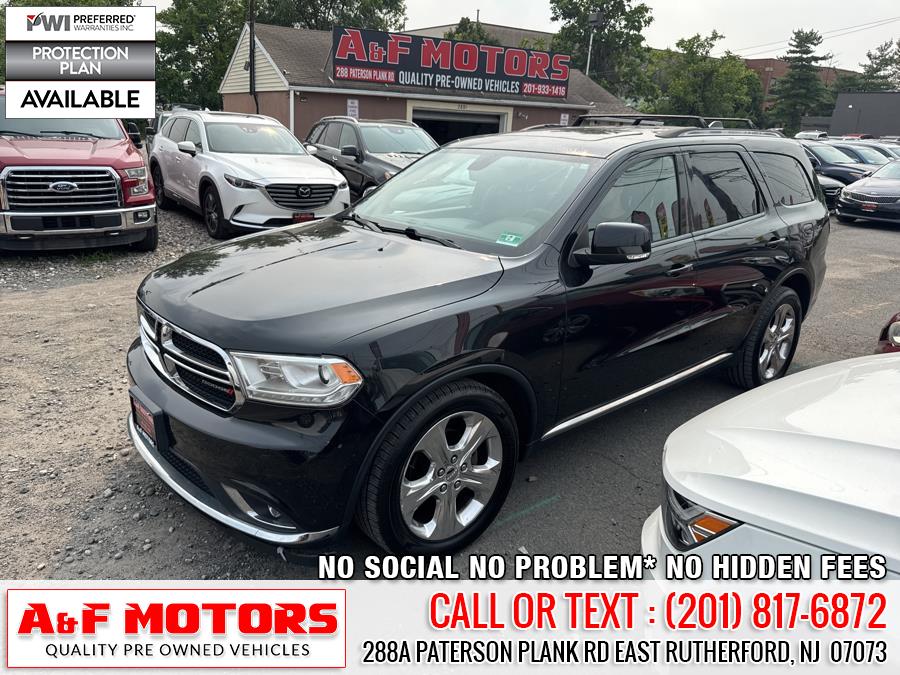 2014 Dodge Durango AWD 4dr Limited, available for sale in East Rutherford, New Jersey | A&F Motors LLC. East Rutherford, New Jersey 2014 Dodge Durango AWD 4dr Limited, available for sale in East Rutherford, New Jersey | A&F Motors LLC. East Rutherford, New Jersey