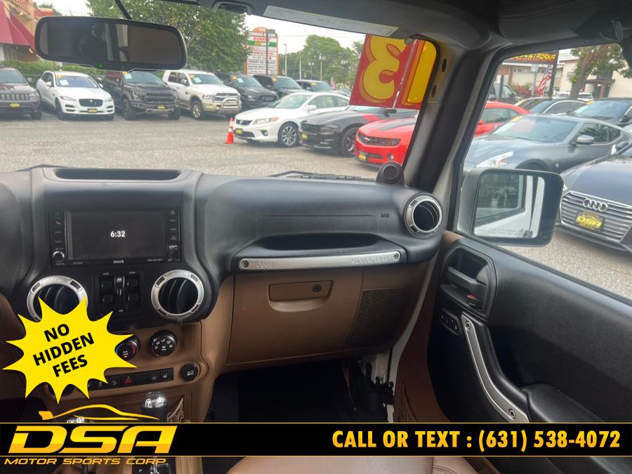 2013 Jeep Wrangler Unlimited 4WD 4dr Sahara, available for sale in Commack, New York | DSA Motor Sports Corp. Commack, New York 2013 Jeep Wrangler Unlimited 4WD 4dr Sahara, available for sale in Commack, New York | DSA Motor Sports Corp. Commack, New York
