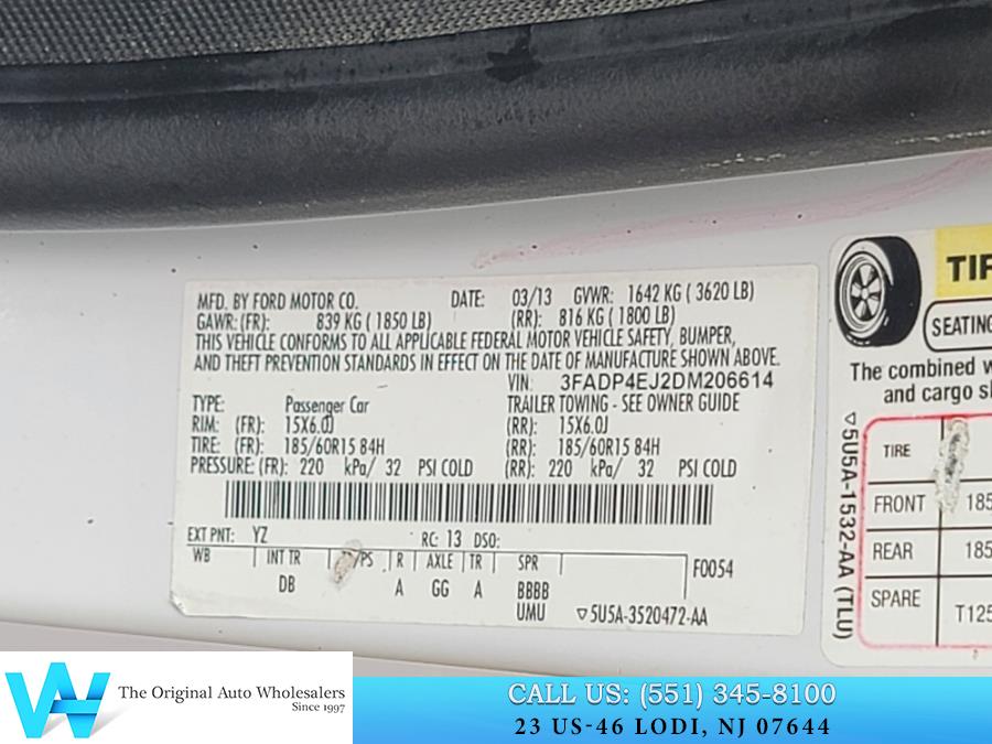 2013 Ford Fiesta 5dr HB SE, available for sale in Lodi, New Jersey | AW Auto & Truck Wholesalers, Inc. Lodi, New Jersey 2013 Ford Fiesta 5dr HB SE, available for sale in Lodi, New Jersey | AW Auto & Truck Wholesalers, Inc. Lodi, New Jersey