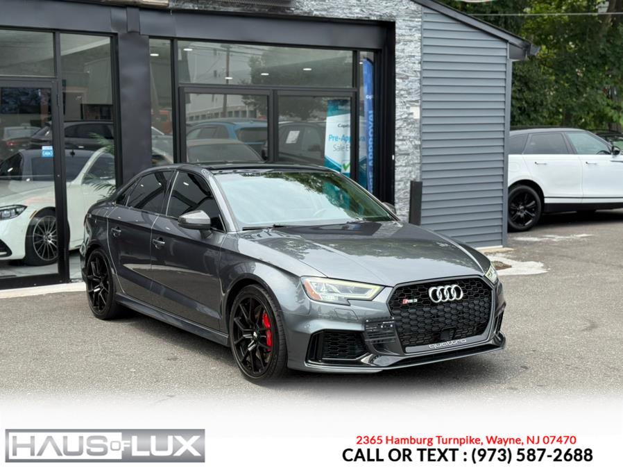 2019 Audi RS 3 2.5 TFSI, available for sale in Wayne, New Jersey | Haus of Lux. Wayne, New Jersey 2019 Audi RS 3 2.5 TFSI, available for sale in Wayne, New Jersey | Haus of Lux. Wayne, New Jersey