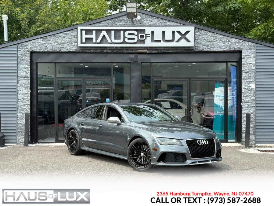2014 Audi RS 7 4dr HB Prestige, available for sale in Wayne, New Jersey | Haus of Lux. Wayne, New Jersey 2014 Audi RS 7 4dr HB Prestige, available for sale in Wayne, New Jersey | Haus of Lux. Wayne, New Jersey