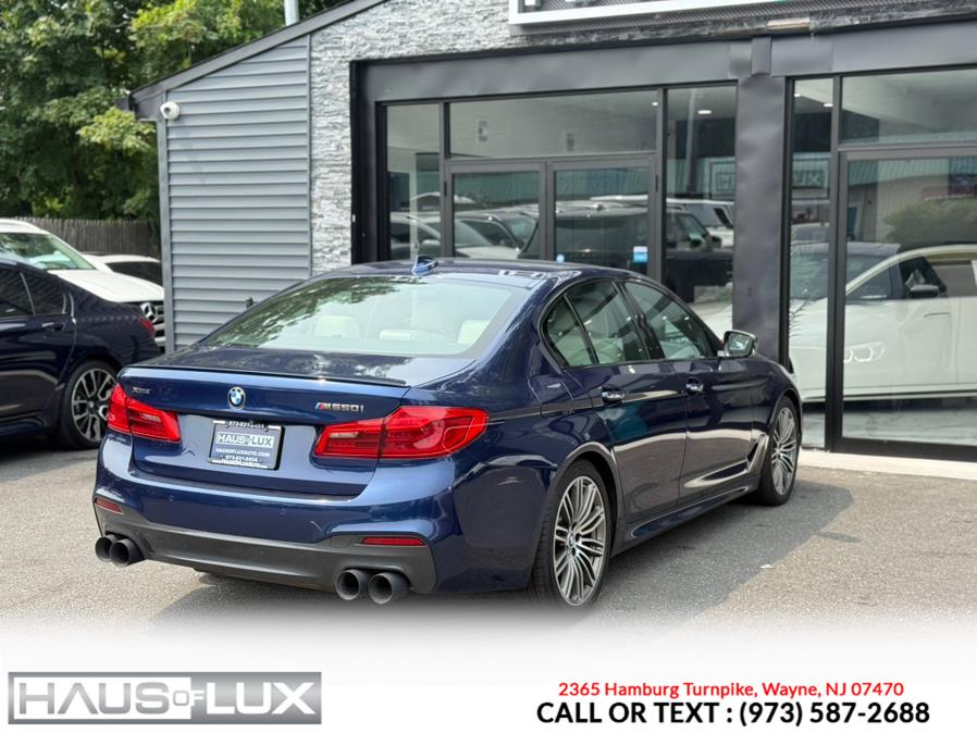 2018 BMW 5 Series M550i xDrive Sedan, available for sale in Wayne, New Jersey | Haus of Lux. Wayne, New Jersey 2018 BMW 5 Series M550i xDrive Sedan, available for sale in Wayne, New Jersey | Haus of Lux. Wayne, New Jersey