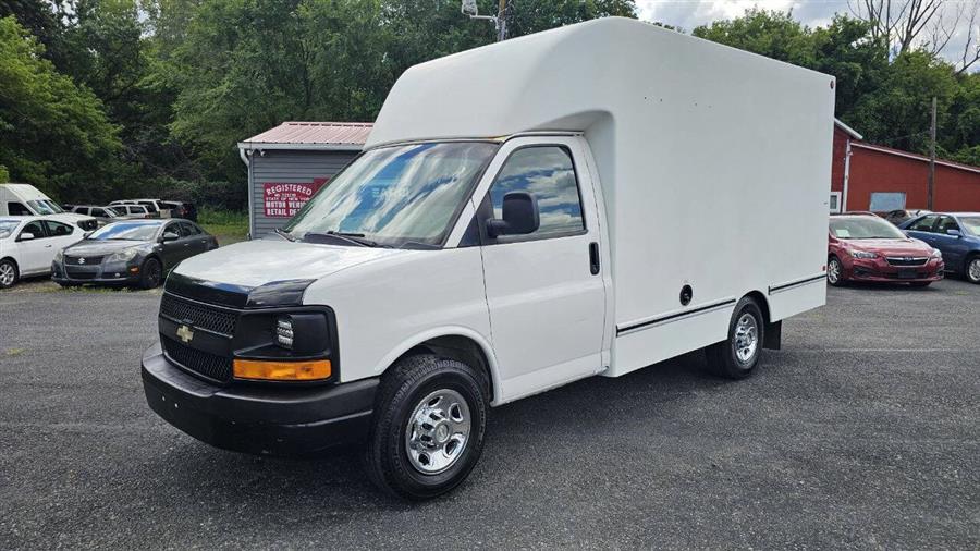 2014 Chevrolet Express 3500 2dr 139 in. WB Cutaway Chassis w/1WT, available for sale in Wolcott, New York | Auto Hunter CNY. Wolcott, New York 2014 Chevrolet Express 3500 2dr 139 in. WB Cutaway Chassis w/1WT, available for sale in Wolcott, New York | Auto Hunter CNY. Wolcott, New York