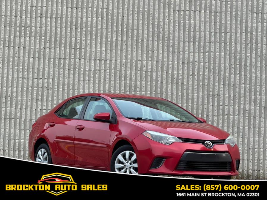 2015 Toyota Corolla 4dr Sdn Auto L (Natl), available for sale in BROCKTON, Massachusetts | Brockton Auto Sales Inc. BROCKTON, Massachusetts 2015 Toyota Corolla 4dr Sdn Auto L (Natl), available for sale in BROCKTON, Massachusetts | Brockton Auto Sales Inc. BROCKTON, Massachusetts