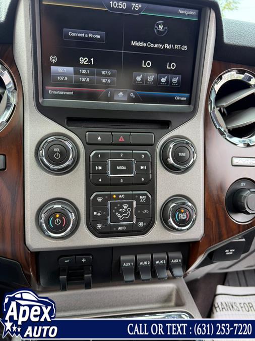 2016 Ford Super Duty F-250 SRW 4WD Crew Cab 172" Lariat, available for sale in Selden, New York | Apex Auto. Selden, New York 2016 Ford Super Duty F-250 SRW 4WD Crew Cab 172" Lariat, available for sale in Selden, New York | Apex Auto. Selden, New York