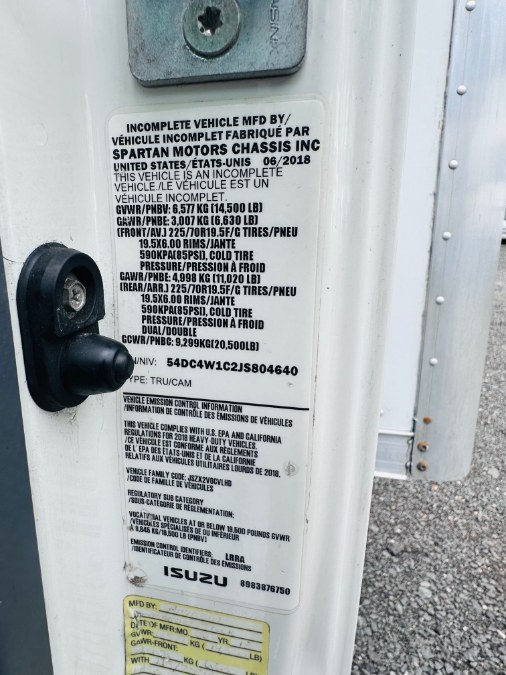 2018 Isuzu NPR HD 24 FEET DRY BOX + V8 GASOLINE + LOW MILES + NO CDL, available for sale in South Amboy, New Jersey | NJ Truck Spot. South Amboy, New Jersey 2018 Isuzu NPR HD 24 FEET DRY BOX + V8 GASOLINE + LOW MILES + NO CDL, available for sale in South Amboy, New Jersey | NJ Truck Spot. South Amboy, New Jersey