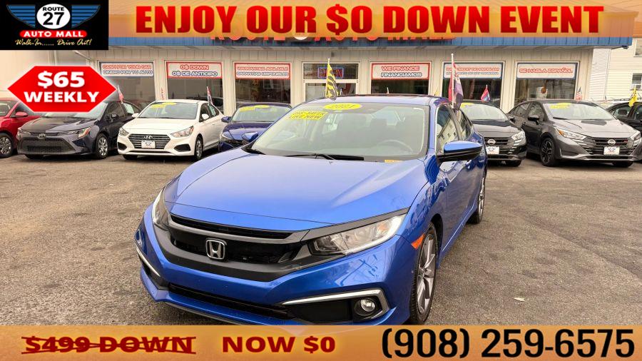 2021 Honda Civic EX Sedan 4D, available for sale in Linden, New Jersey | Route 27 Auto Mall. Linden, New Jersey 2021 Honda Civic EX Sedan 4D, available for sale in Linden, New Jersey | Route 27 Auto Mall. Linden, New Jersey