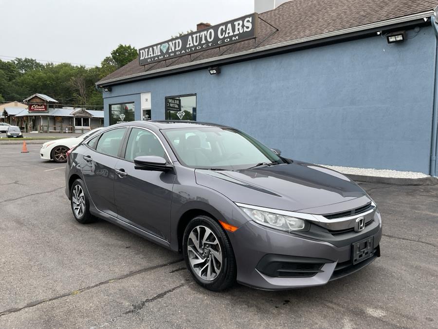 2016 Honda Civic Sedan 4dr CVT EX, available for sale in Vernon, Connecticut | TD Automotive Enterprises LLC DBA Diamond Auto Cars. Vernon, Connecticut 2016 Honda Civic Sedan 4dr CVT EX, available for sale in Vernon, Connecticut | TD Automotive Enterprises LLC DBA Diamond Auto Cars. Vernon, Connecticut