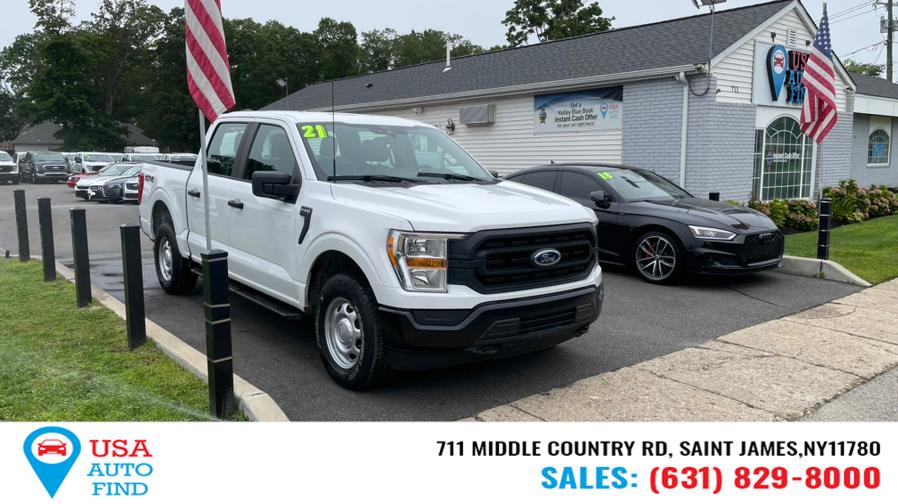 2021 Ford F-150 XL 4WD SuperCrew 5.5'' Box, available for sale in Saint James, New York | USA Auto Find. Saint James, New York 2021 Ford F-150 XL 4WD SuperCrew 5.5'' Box, available for sale in Saint James, New York | USA Auto Find. Saint James, New York