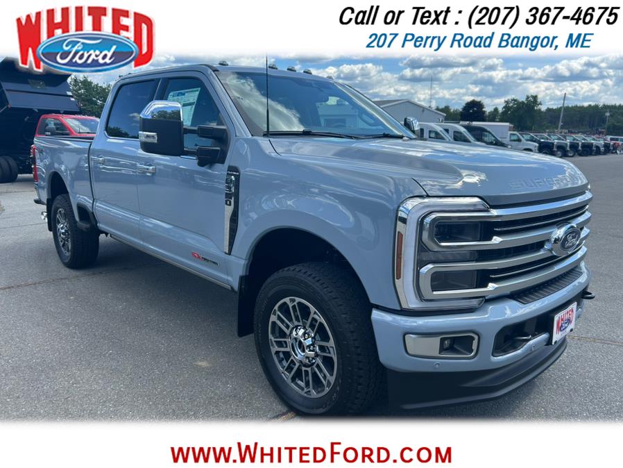 2025 Ford Super Duty F-350 SRW Platinum 4WD Crew Cab 6.75'' Box, available for sale in Bangor, Maine | Whited Ford. Bangor, Maine 2025 Ford Super Duty F-350 SRW Platinum 4WD Crew Cab 6.75'' Box, available for sale in Bangor, Maine | Whited Ford. Bangor, Maine