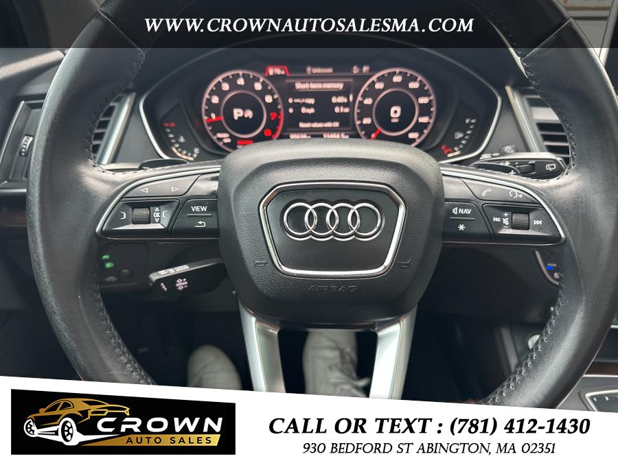 2019 Audi Q5 Premium Plus 45 TFSI quattro, available for sale in Abington, Massachusetts | Crown Auto Sales. Abington, Massachusetts 2019 Audi Q5 Premium Plus 45 TFSI quattro, available for sale in Abington, Massachusetts | Crown Auto Sales. Abington, Massachusetts