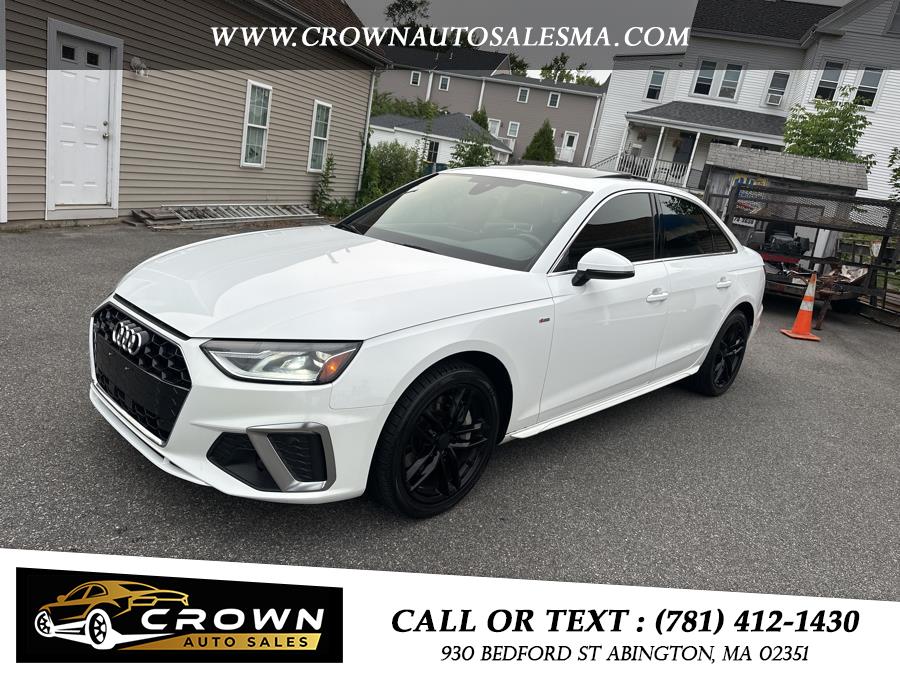 2020 Audi A4 Sedan Premium 45 TFSI quattro, available for sale in Abington, Massachusetts | Crown Auto Sales. Abington, Massachusetts 2020 Audi A4 Sedan Premium 45 TFSI quattro, available for sale in Abington, Massachusetts | Crown Auto Sales. Abington, Massachusetts