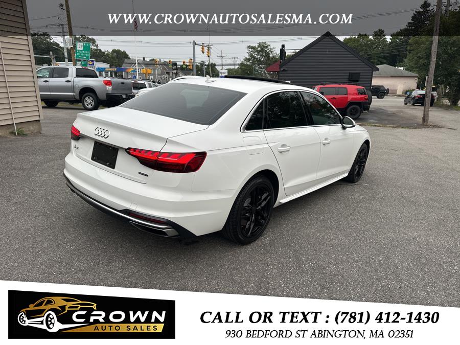 2020 Audi A4 Sedan Premium 45 TFSI quattro, available for sale in Abington, Massachusetts | Crown Auto Sales. Abington, Massachusetts 2020 Audi A4 Sedan Premium 45 TFSI quattro, available for sale in Abington, Massachusetts | Crown Auto Sales. Abington, Massachusetts