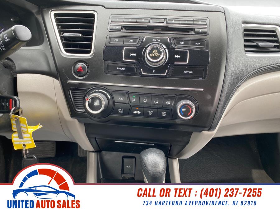 2014 Honda Civic Sedan 4dr CVT LX, available for sale in Providence, Rhode Island | United Auto Sales Inc. Providence, Rhode Island 2014 Honda Civic Sedan 4dr CVT LX, available for sale in Providence, Rhode Island | United Auto Sales Inc. Providence, Rhode Island
