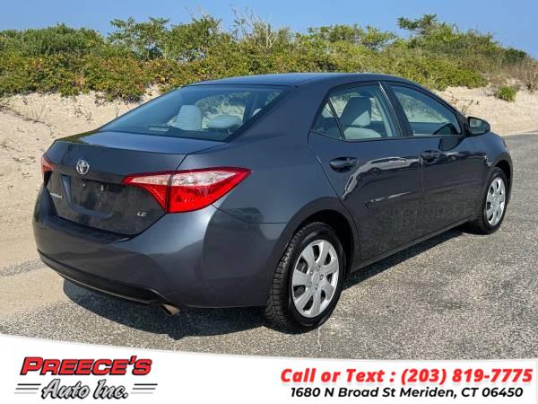 2017 Toyota Corolla LE CVT Automatic (Natl), available for sale in Meriden, Connecticut | Preeces Auto Inc. Meriden, Connecticut 2017 Toyota Corolla LE CVT Automatic (Natl), available for sale in Meriden, Connecticut | Preeces Auto Inc. Meriden, Connecticut