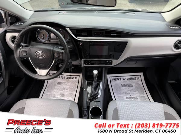 2017 Toyota Corolla LE CVT Automatic (Natl), available for sale in Meriden, Connecticut | Preeces Auto Inc. Meriden, Connecticut 2017 Toyota Corolla LE CVT Automatic (Natl), available for sale in Meriden, Connecticut | Preeces Auto Inc. Meriden, Connecticut