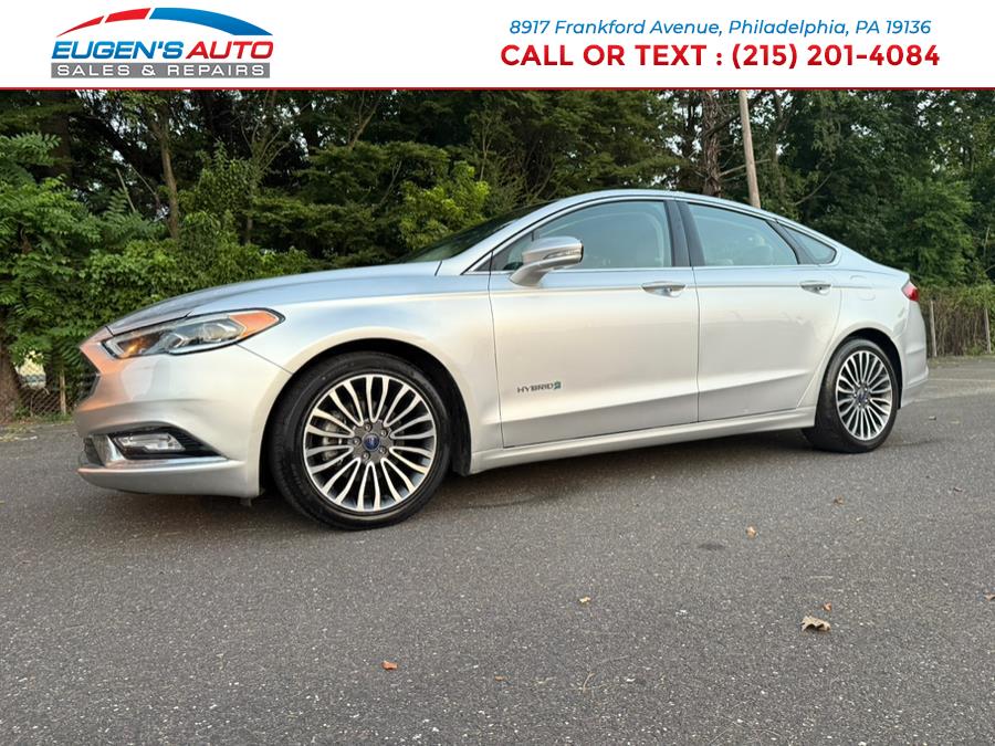 2017 Ford Fusion Hybrid Titanium FWD, available for sale in Philadelphia, Pennsylvania | Eugen's Auto Sales & Repairs. Philadelphia, Pennsylvania 2017 Ford Fusion Hybrid Titanium FWD, available for sale in Philadelphia, Pennsylvania | Eugen's Auto Sales & Repairs. Philadelphia, Pennsylvania