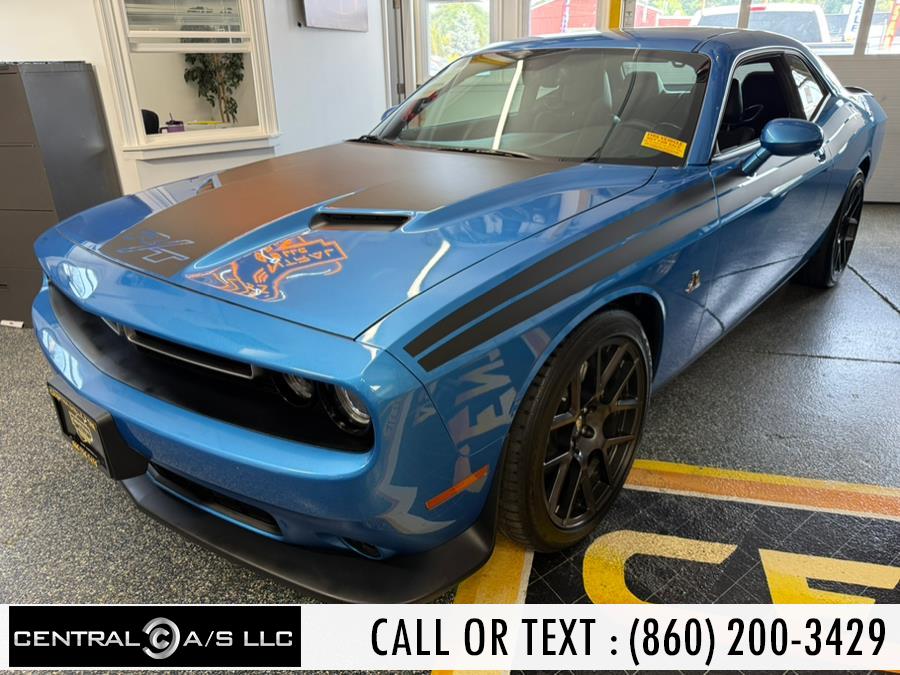 2016 Dodge Challenger 2dr Cpe R/T Scat Pack, available for sale in East Windsor, Connecticut | Central A/S LLC. East Windsor, Connecticut 2016 Dodge Challenger 2dr Cpe R/T Scat Pack, available for sale in East Windsor, Connecticut | Central A/S LLC. East Windsor, Connecticut