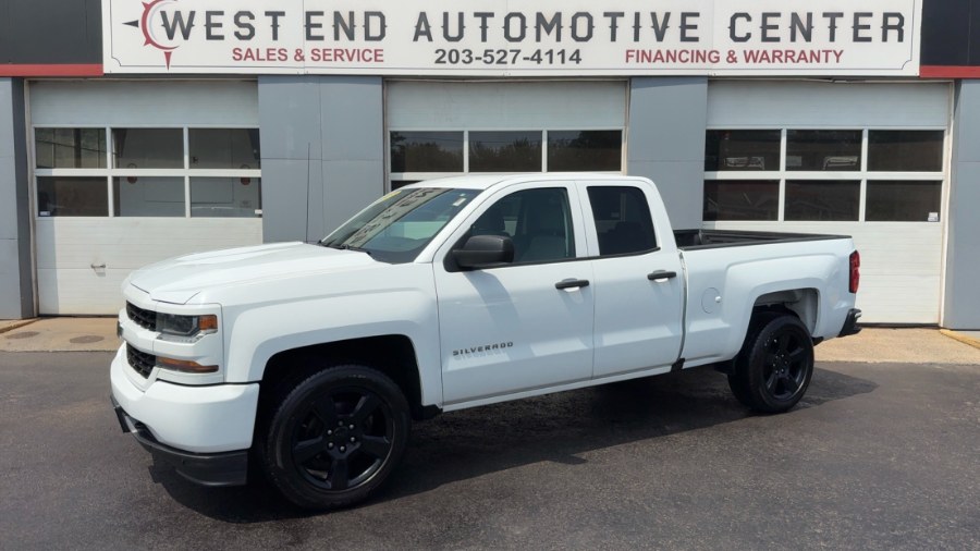 2017 Chevrolet Silverado 1500 4WD Double Cab 143.5" Custom, available for sale in Waterbury, Connecticut | West End Automotive Center. Waterbury, Connecticut 2017 Chevrolet Silverado 1500 4WD Double Cab 143.5" Custom, available for sale in Waterbury, Connecticut | West End Automotive Center. Waterbury, Connecticut