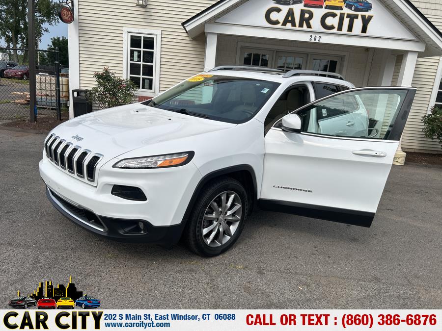 2018 Jeep Cherokee Limited FWD, available for sale in East Windsor, Connecticut | Car City LLC. East Windsor, Connecticut 2018 Jeep Cherokee Limited FWD, available for sale in East Windsor, Connecticut | Car City LLC. East Windsor, Connecticut