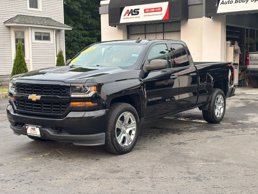 2018 Chevrolet Silverado 1500 4WD Double Cab 143.5" Custom, available for sale in Hamden, Connecticut | Adonai Auto Sales LLC. Hamden, Connecticut 2018 Chevrolet Silverado 1500 4WD Double Cab 143.5" Custom, available for sale in Hamden, Connecticut | Adonai Auto Sales LLC. Hamden, Connecticut