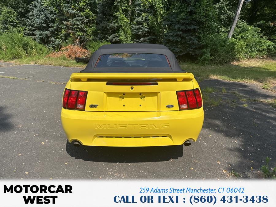 2003 Ford Mustang 2dr Conv GT Deluxe, available for sale in Manchester, Connecticut | Motorcar West. Manchester, Connecticut 2003 Ford Mustang 2dr Conv GT Deluxe, available for sale in Manchester, Connecticut | Motorcar West. Manchester, Connecticut