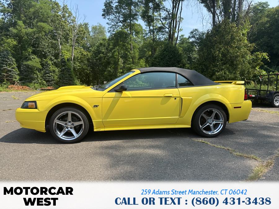 2003 Ford Mustang 2dr Conv GT Deluxe, available for sale in Manchester, Connecticut | Motorcar West. Manchester, Connecticut 2003 Ford Mustang 2dr Conv GT Deluxe, available for sale in Manchester, Connecticut | Motorcar West. Manchester, Connecticut