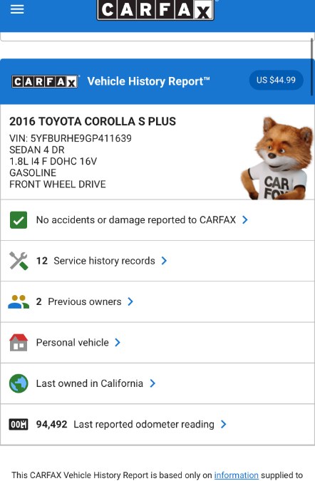 2016 Toyota Corolla SE /Special Edition Pkg (Natl), available for sale in Riverside, California | Big Timin Motors LLC. Riverside, California 2016 Toyota Corolla SE /Special Edition Pkg (Natl), available for sale in Riverside, California | Big Timin Motors LLC. Riverside, California