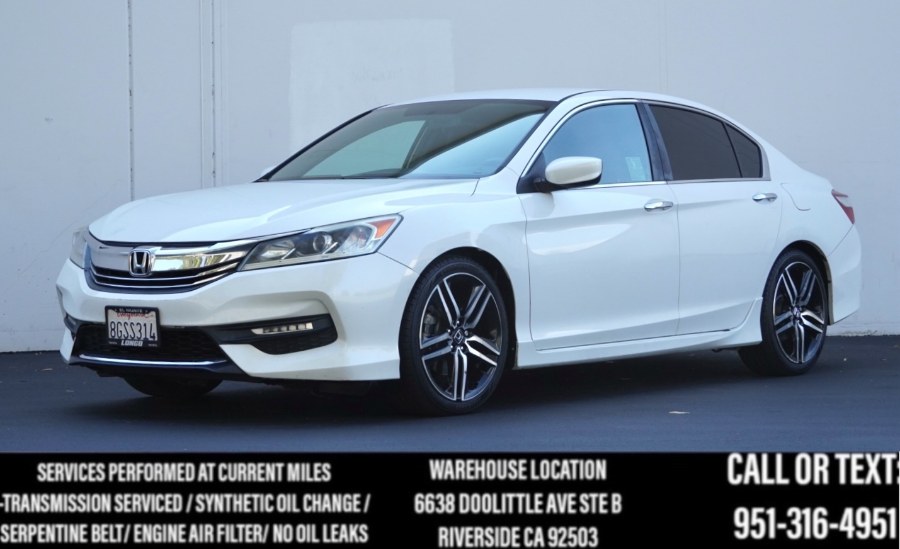 2016 Honda Accord Sedan Sport LEATHER INTERIOR, available for sale in Riverside, California | Big Timin Motors LLC. Riverside, California 2016 Honda Accord Sedan Sport LEATHER INTERIOR, available for sale in Riverside, California | Big Timin Motors LLC. Riverside, California