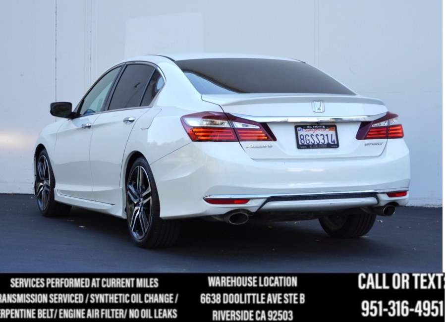 2016 Honda Accord Sedan Sport LEATHER INTERIOR, available for sale in Riverside, California | Big Timin Motors LLC. Riverside, California 2016 Honda Accord Sedan Sport LEATHER INTERIOR, available for sale in Riverside, California | Big Timin Motors LLC. Riverside, California