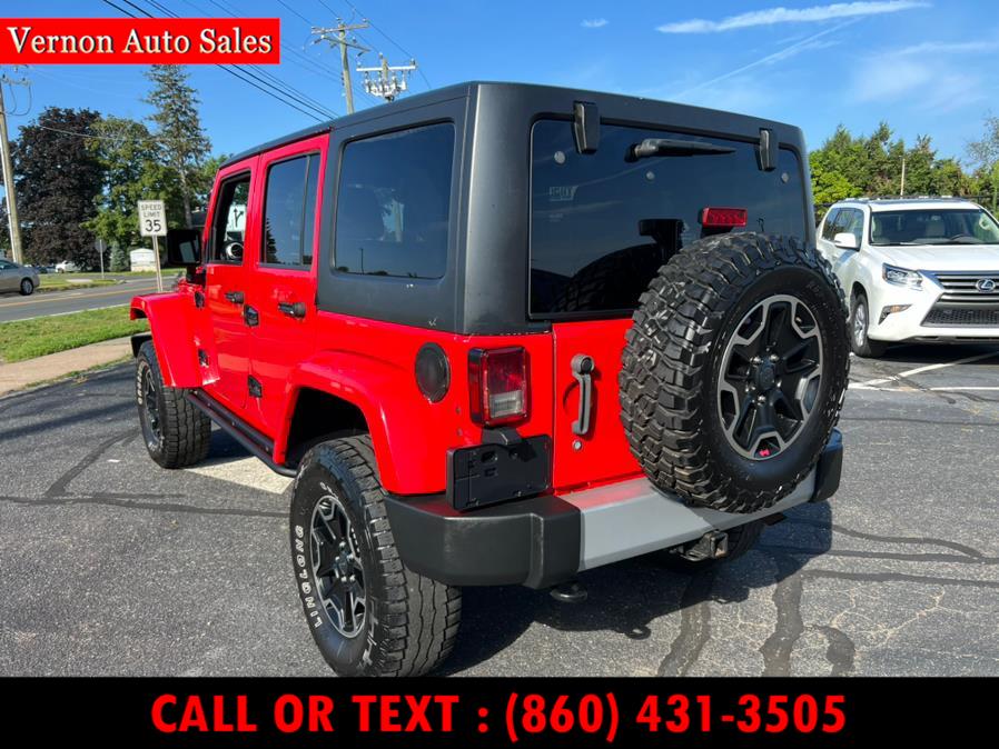 2015 Jeep Wrangler Unlimited 4WD 4dr Sahara, available for sale in Manchester, Connecticut | Vernon Auto Sale & Service. Manchester, Connecticut 2015 Jeep Wrangler Unlimited 4WD 4dr Sahara, available for sale in Manchester, Connecticut | Vernon Auto Sale & Service. Manchester, Connecticut