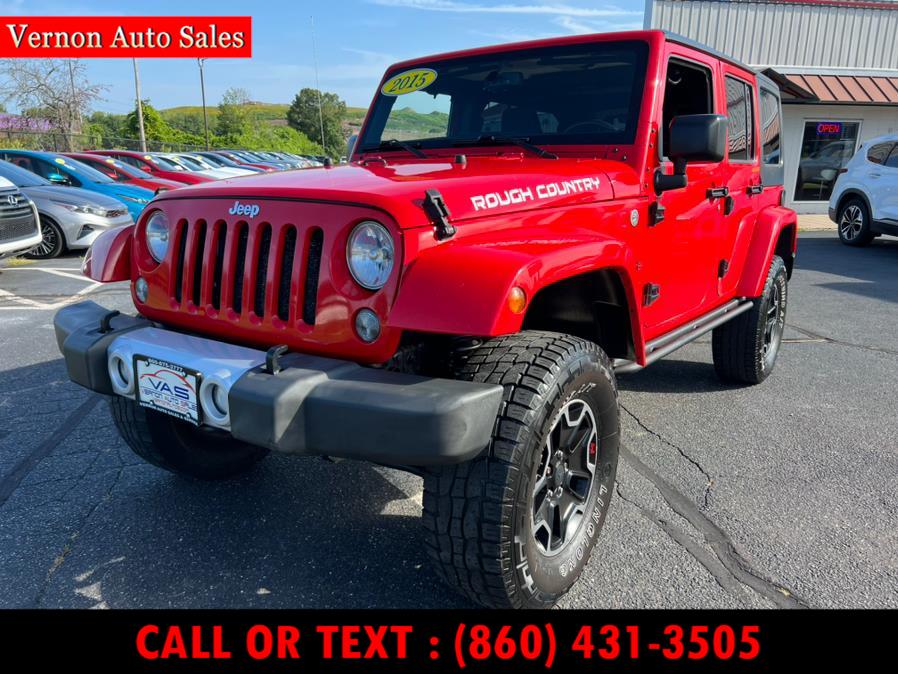 2015 Jeep Wrangler Unlimited 4WD 4dr Sahara, available for sale in Manchester, Connecticut | Vernon Auto Sale & Service. Manchester, Connecticut 2015 Jeep Wrangler Unlimited 4WD 4dr Sahara, available for sale in Manchester, Connecticut | Vernon Auto Sale & Service. Manchester, Connecticut